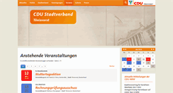 Desktop Screenshot of cdu-toenisvorst.de